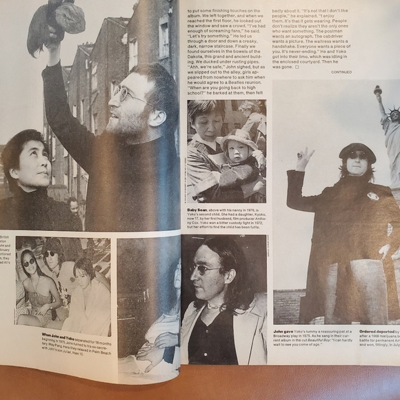 PEOPLE magazine December 22 1980 issue John Lennon - Picture 4 of 5